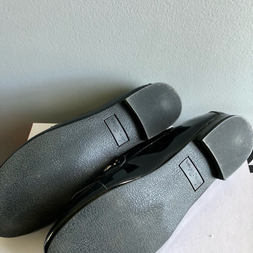 Sam Edelman Black Patent Leather Loafers with Studded Details - Picture 4 of 6